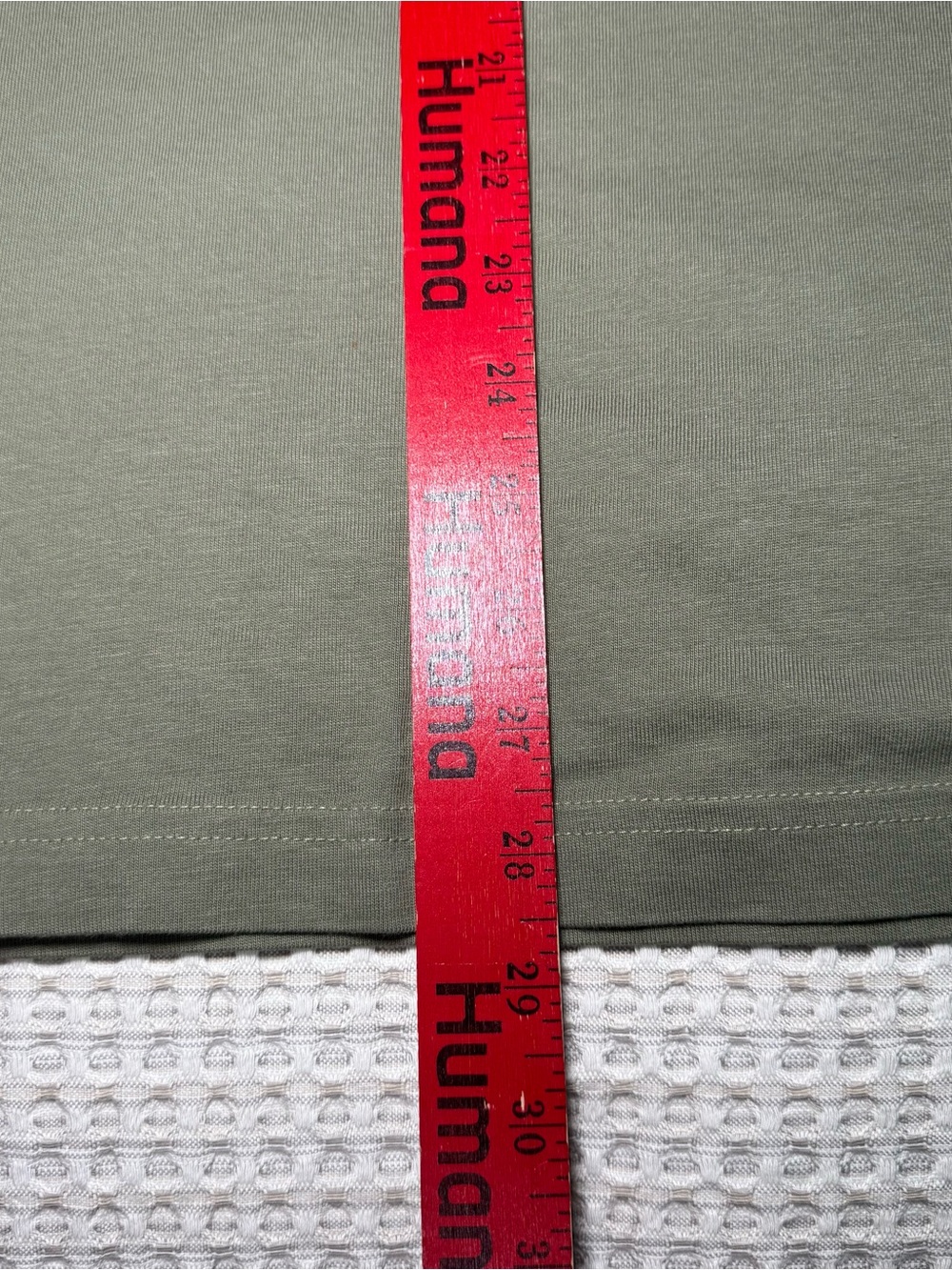 New Life Is Good Crusher Tee Mens Size Large Cotton Green “Just Add Coffee” - Picture 7 of 9